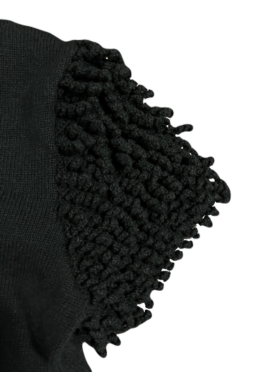 Michael Simon women’s small vintage short sleeve cardigan, black - photo 2