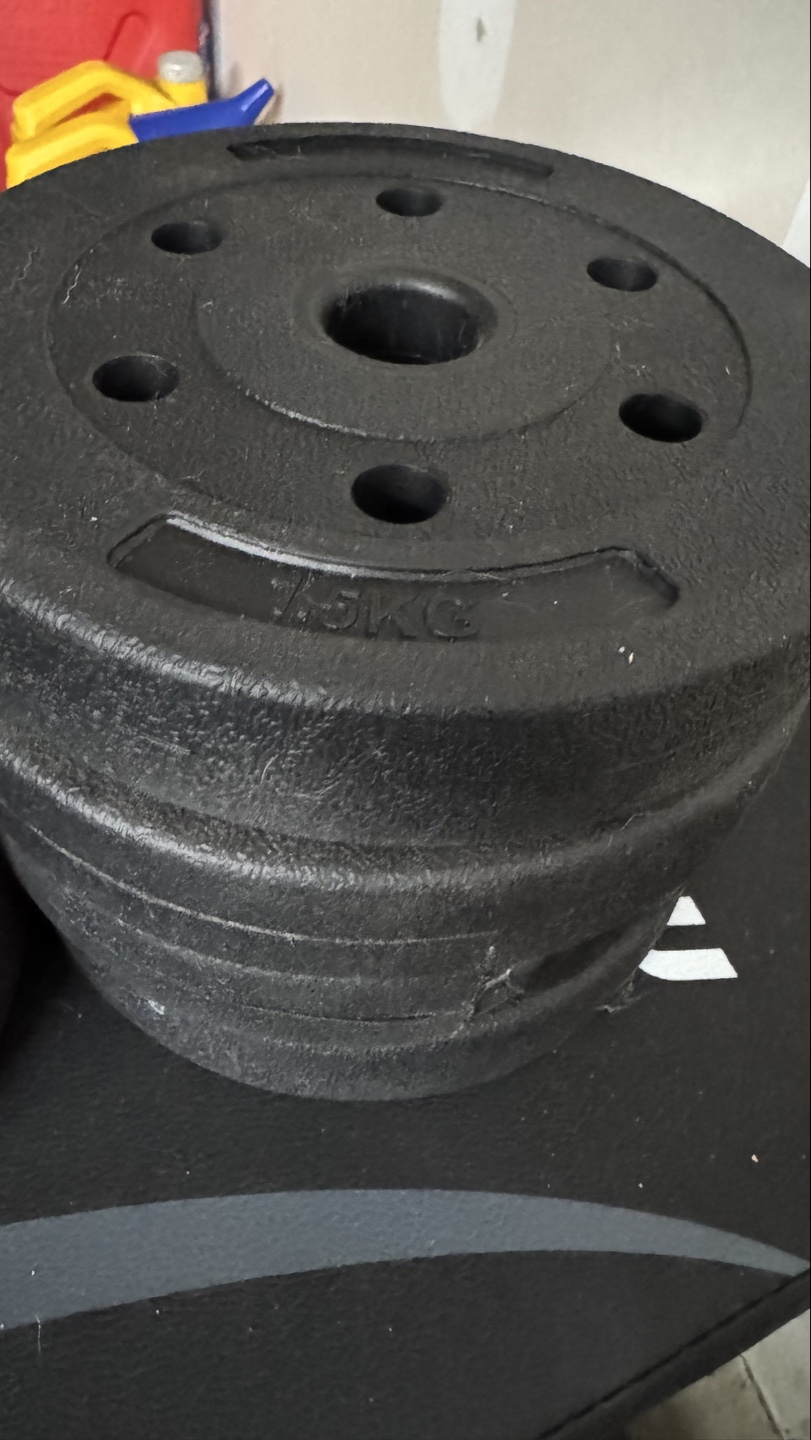 2.5kg, 2kg & 1.5kg Weight Plate dumbbells - photo 5