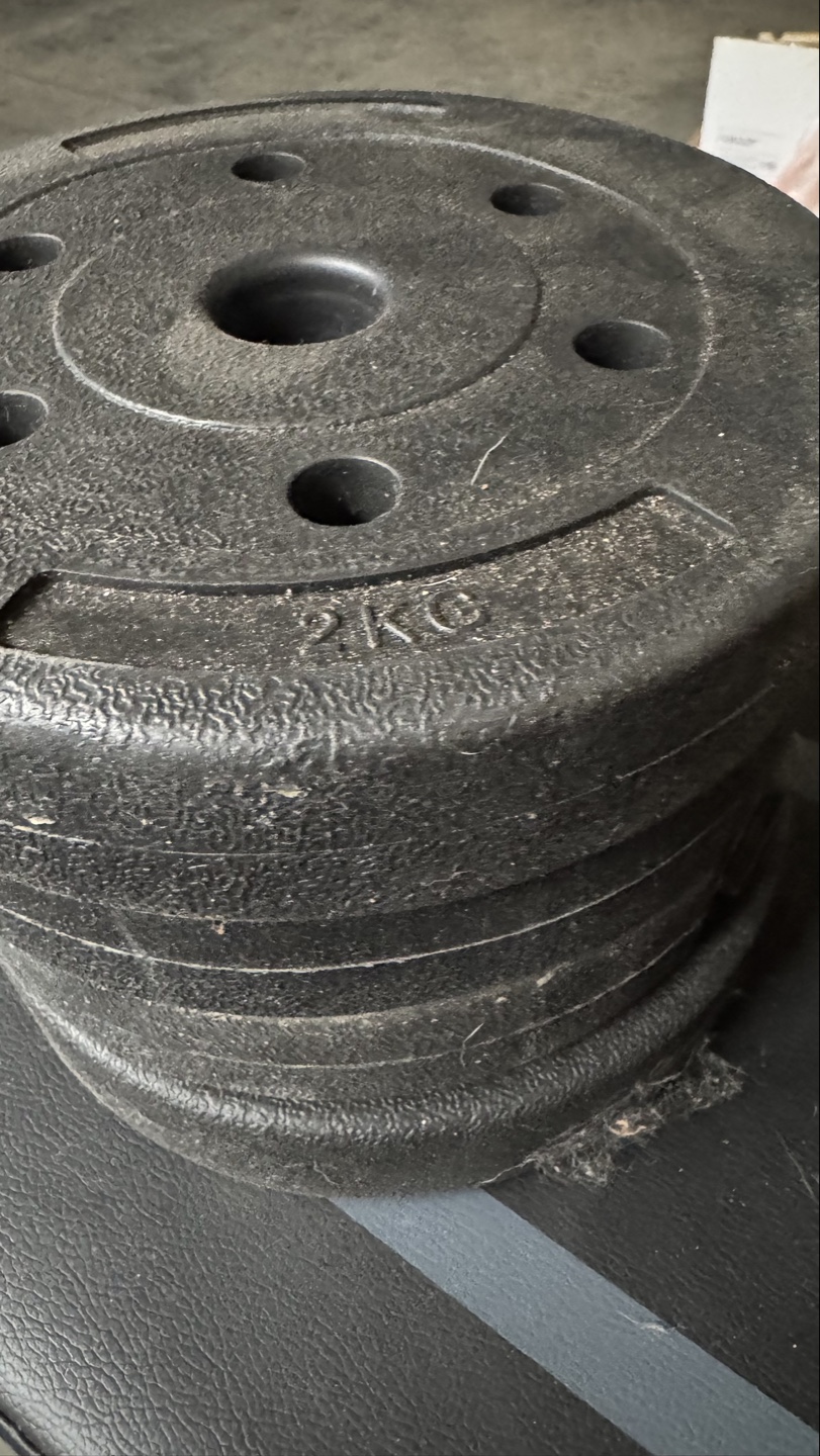 2.5kg, 2kg & 1.5kg Weight Plate dumbbells - photo 3