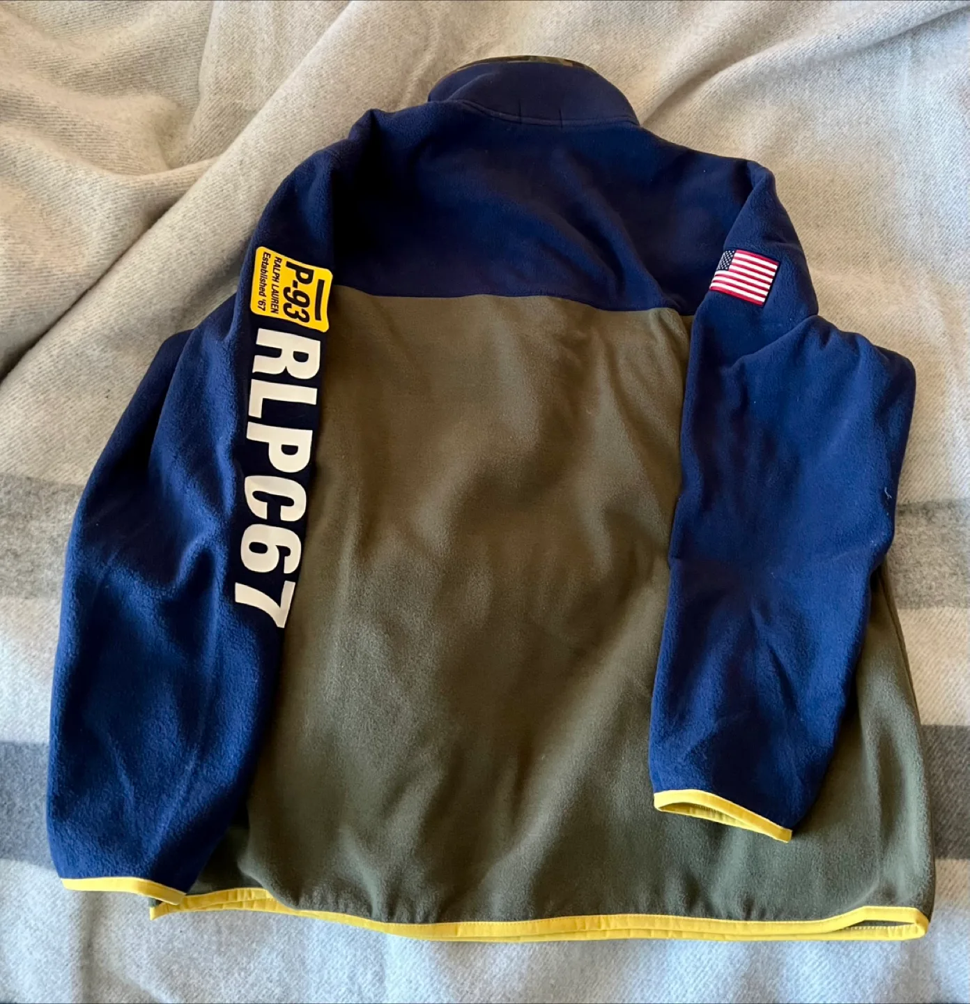 Polo Ralph Lauren RL-67 Camo Fleece Pullover - Size XL image indicator(6)