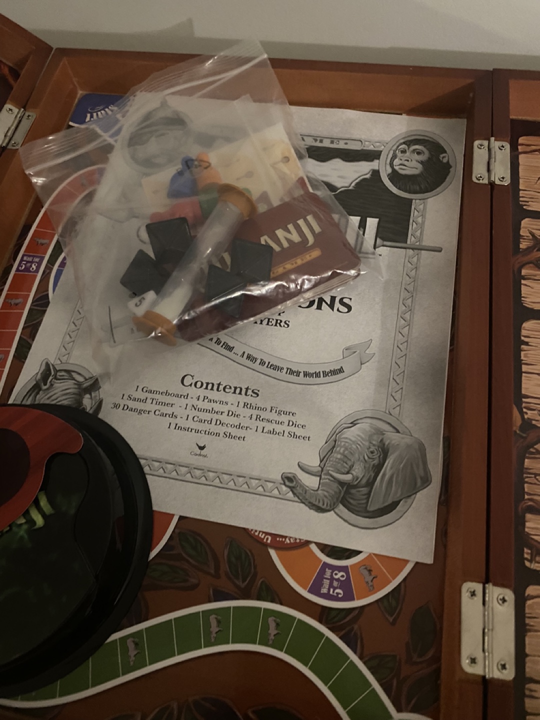Jumanji Board Game - Wooden Box Edition - photo 2