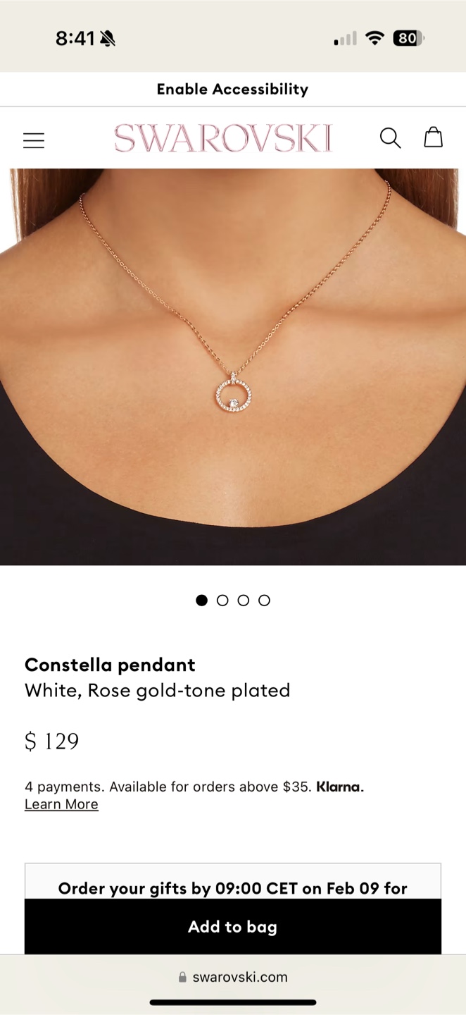 Swarovski Constella Pendant Necklace - photo 2