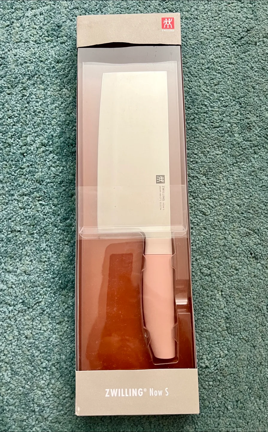 ZWILLING Now S 7" Chinese Cleaver - Pink Handle thumbnail