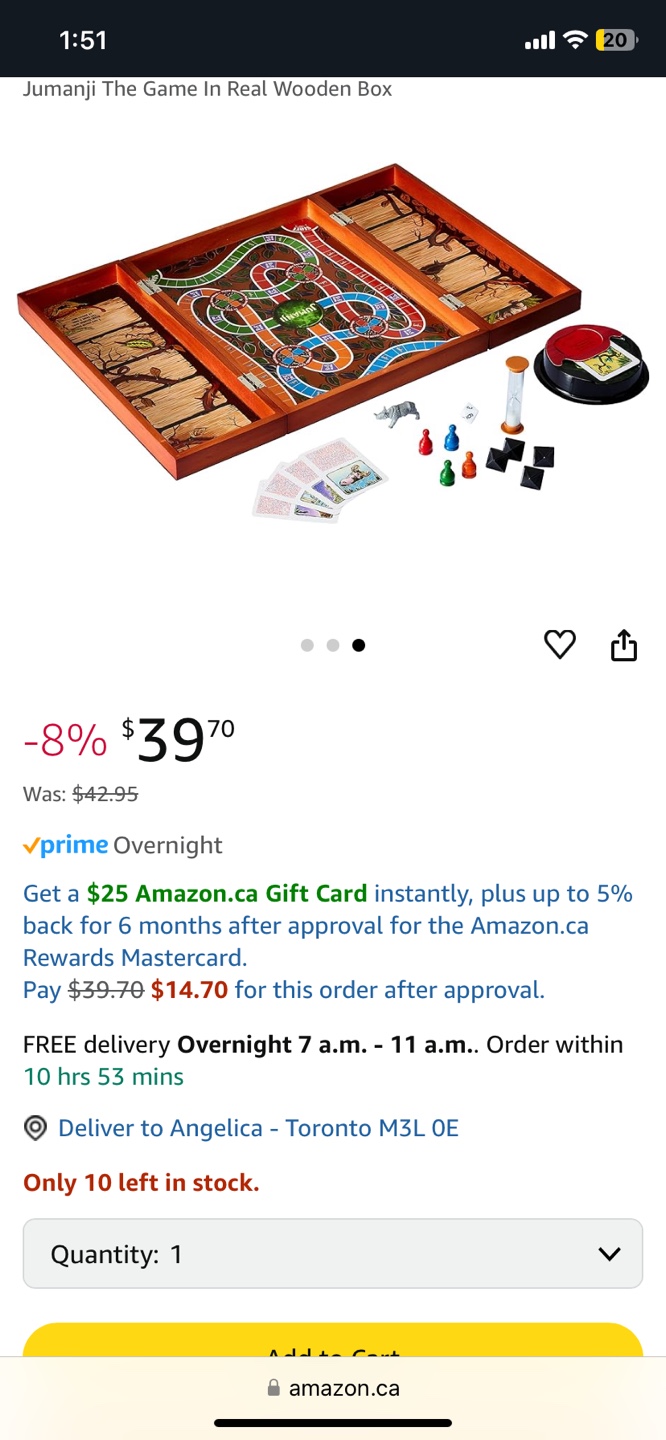 Jumanji Board Game - Wooden Box Edition - photo 5