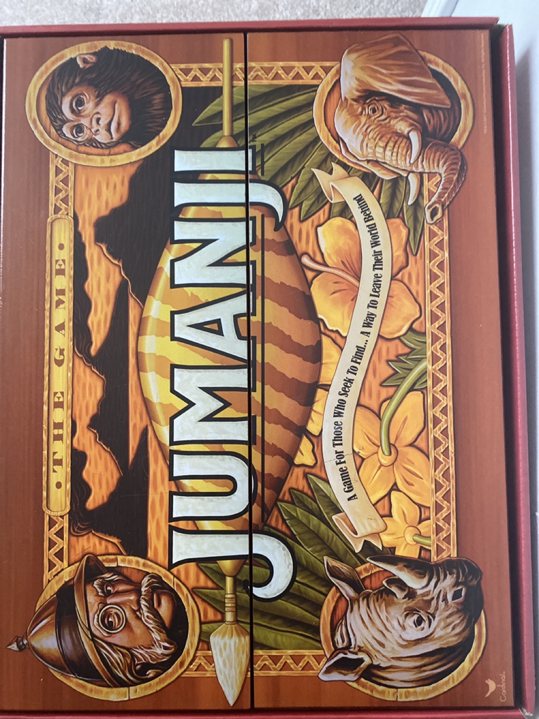 Jumanji Board Game - Wooden Box Edition