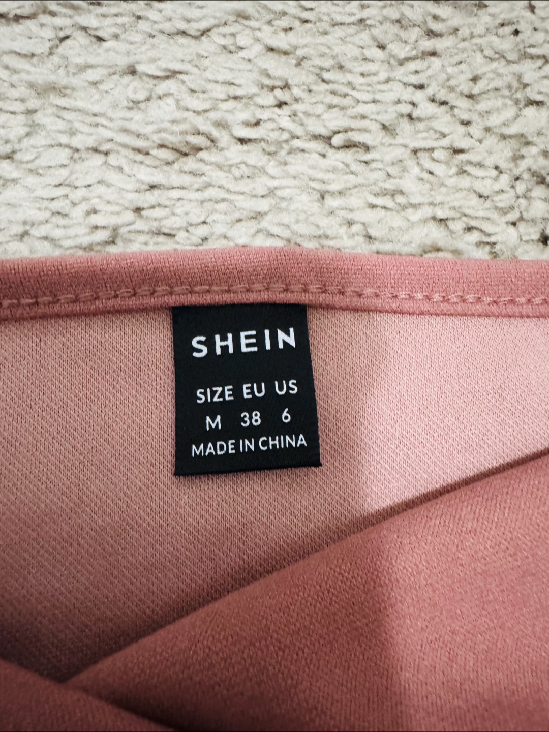 Dusty Rose SHEIN Puff Sleeve Blouse - Size Medium - photo 4