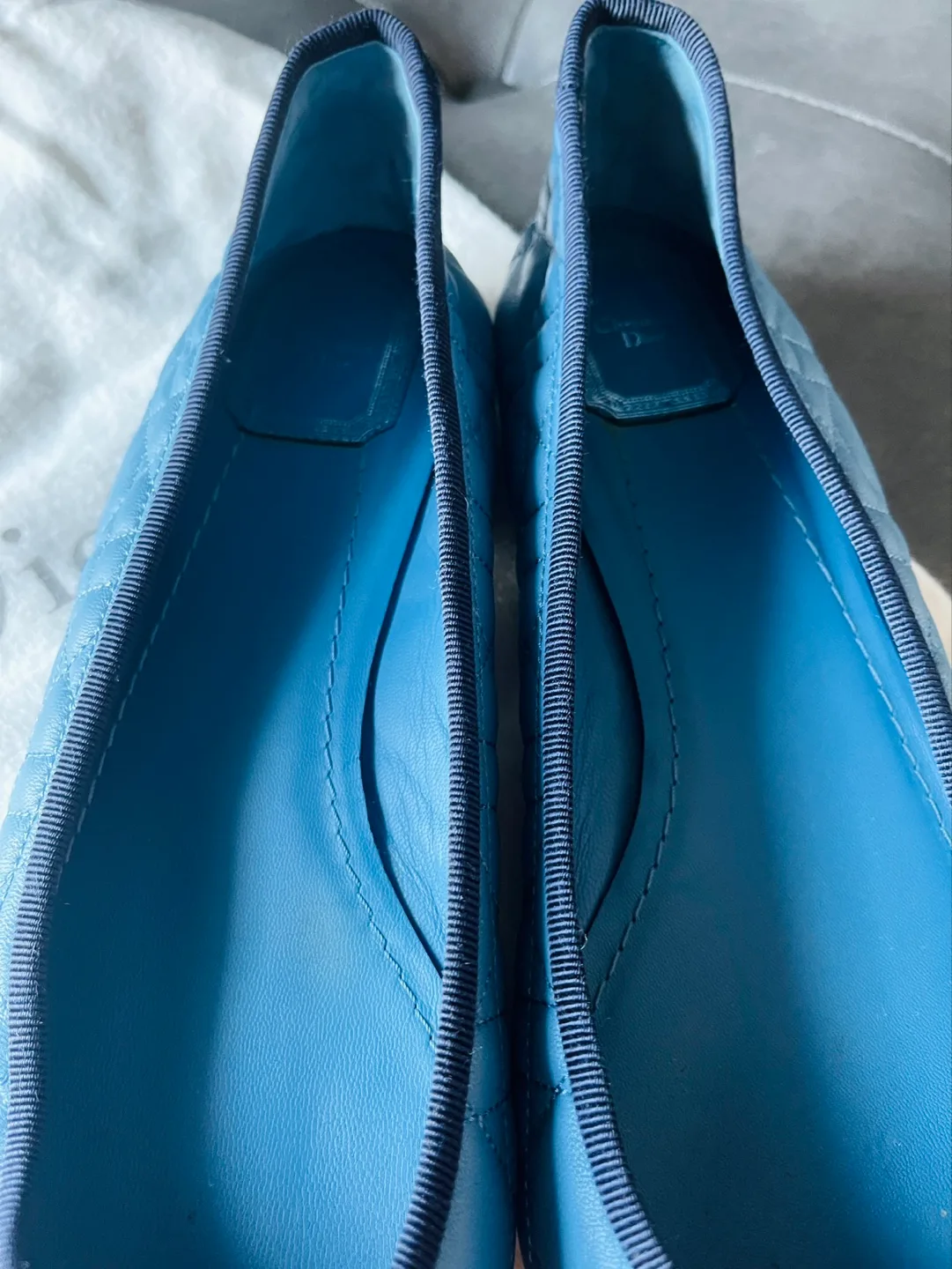 Dior Iconic Cannage Leather Ballet Flats – Size 40.5 image indicator(4)