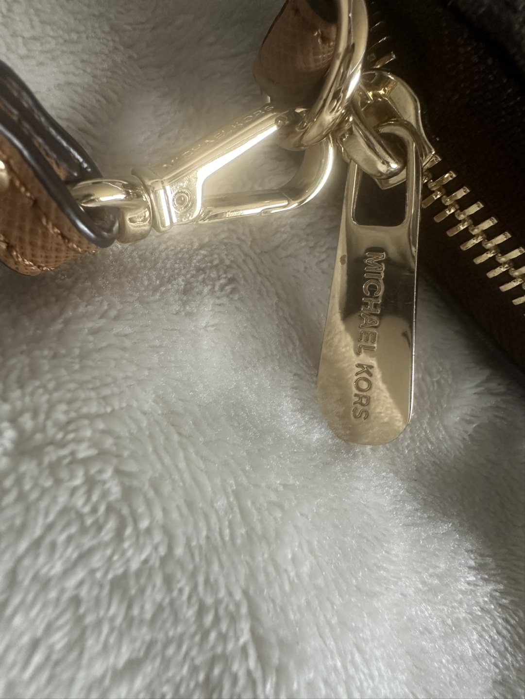Michael Kors Brown Logo Zip-Around Wallet - photo 5