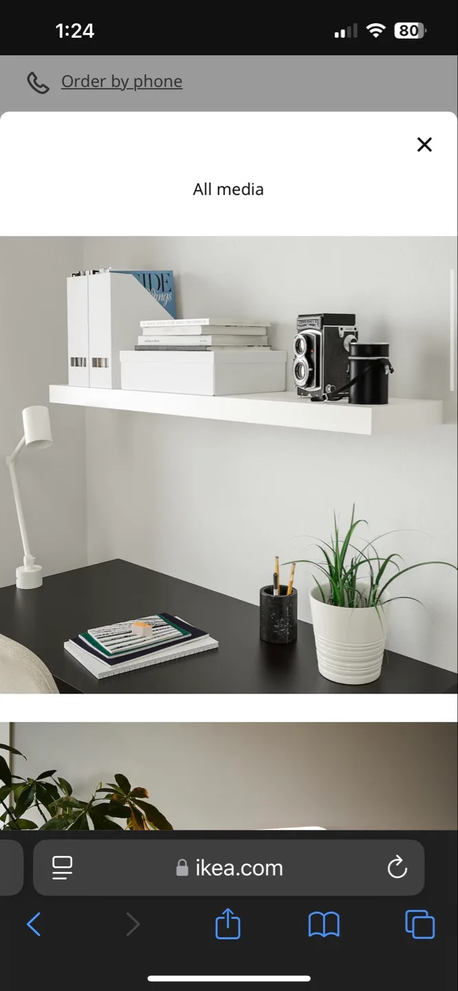 IKEA White Floating Shelf image indicator(2)