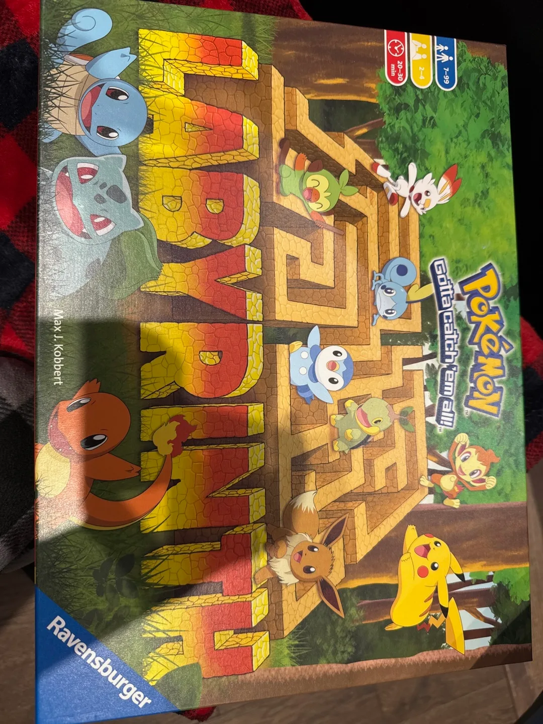 Pokemon Labyrinth Board Game