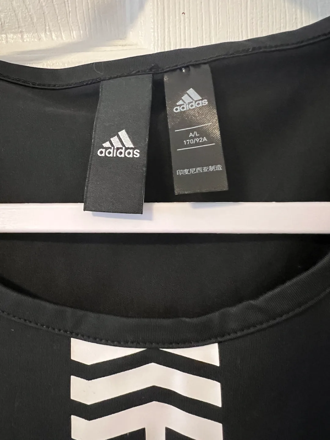 Adidas Black and White Tank Top image indicator(2)
