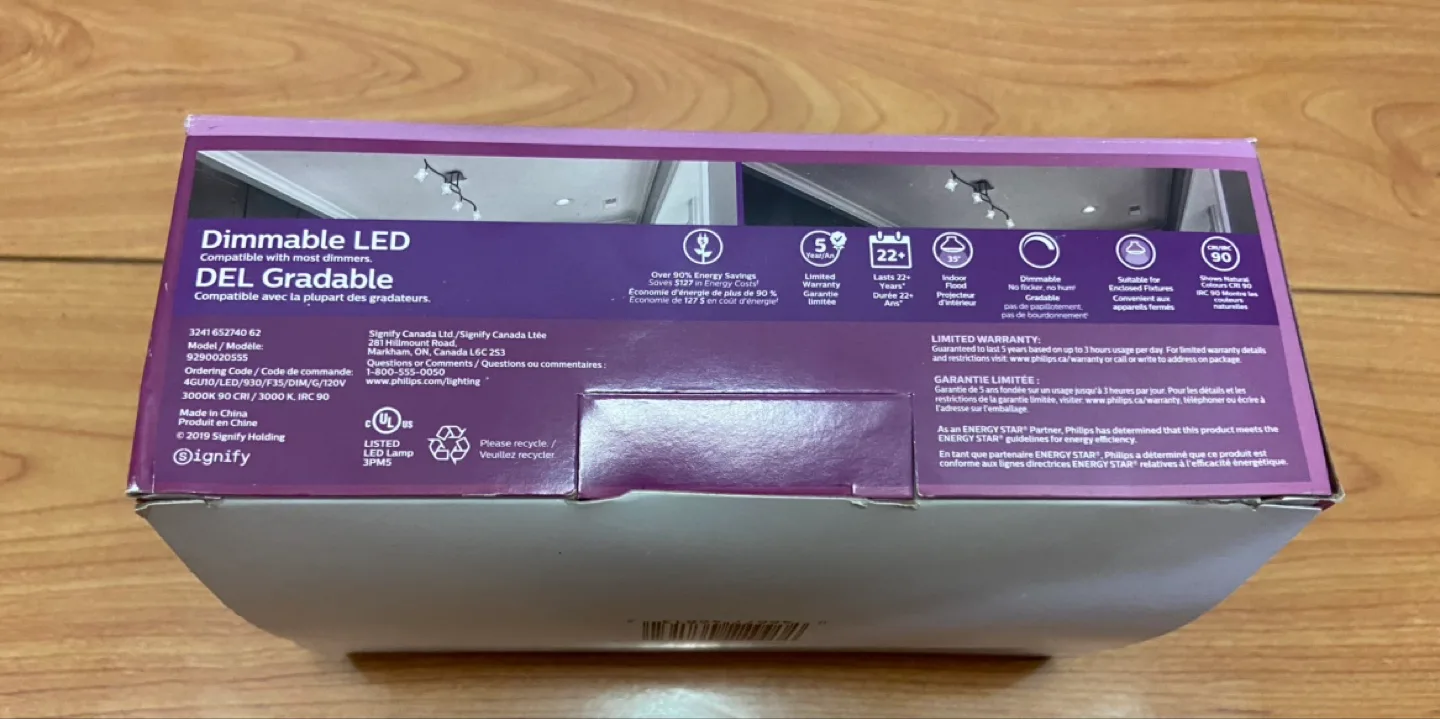 Philips Dimmable LED GU10 Bulbs - 6 Pack image indicator(3)