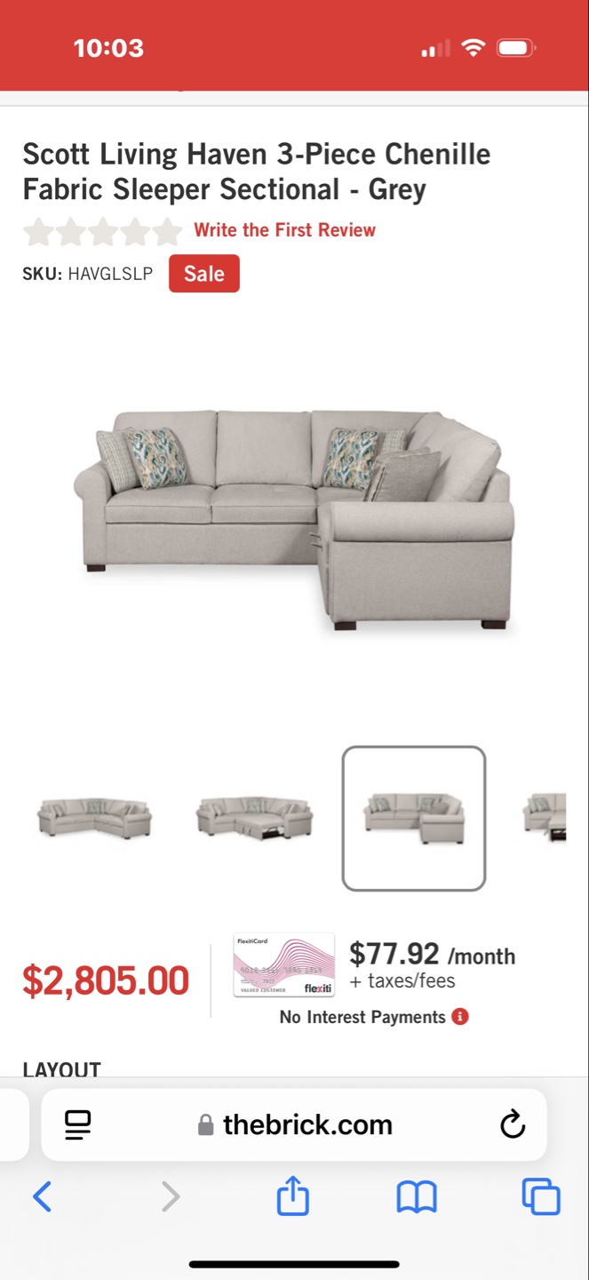 Grey couch - photo 3