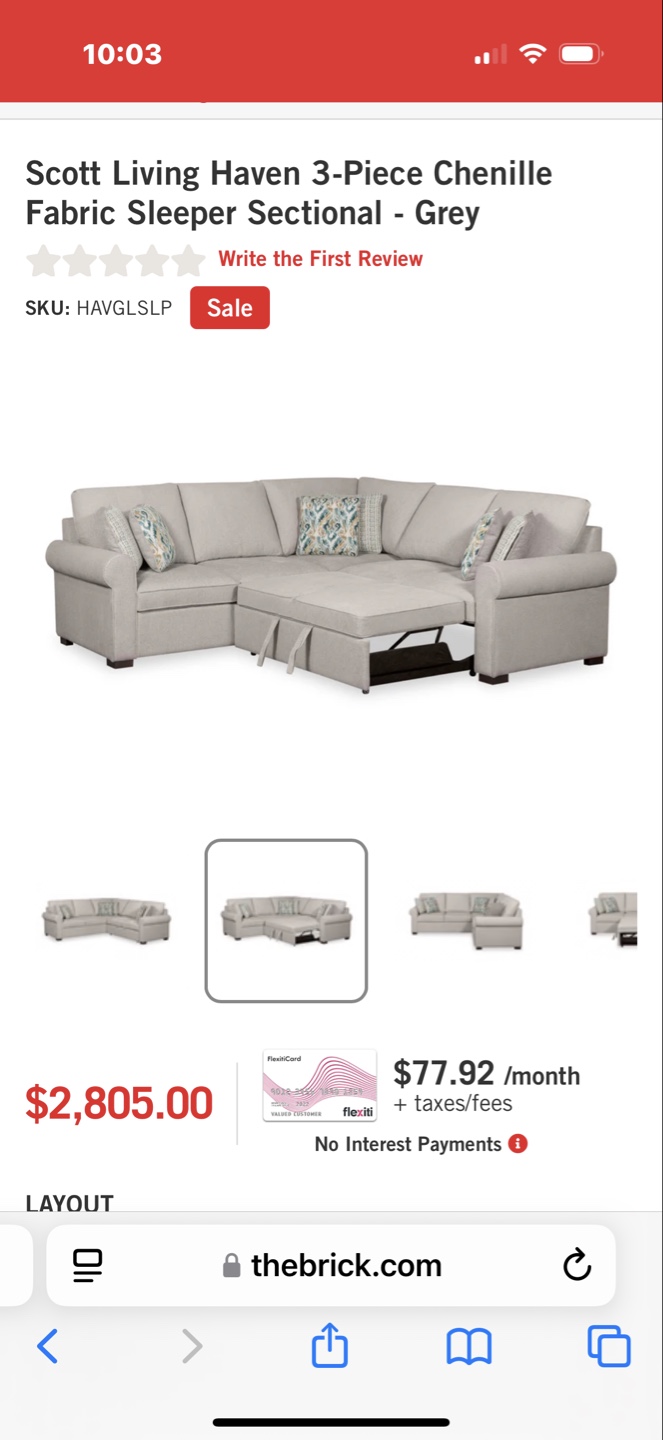 Grey couch