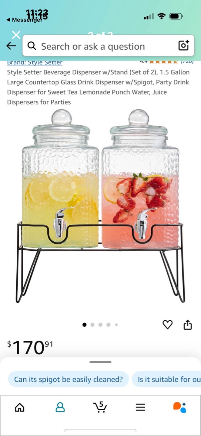 Style Setter Beverage Dispenser Set (2) - photo 4