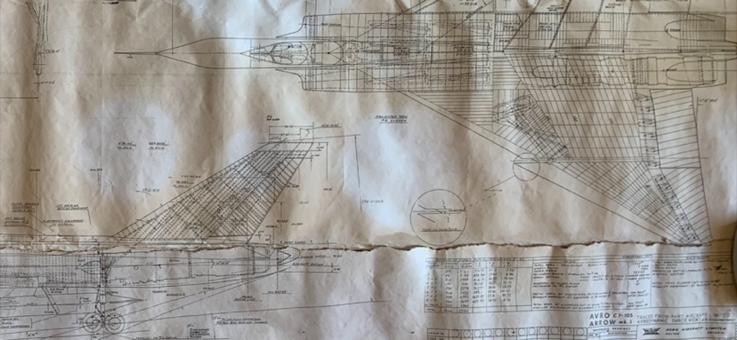 Avro Arrow Blueprint Set - photo 3