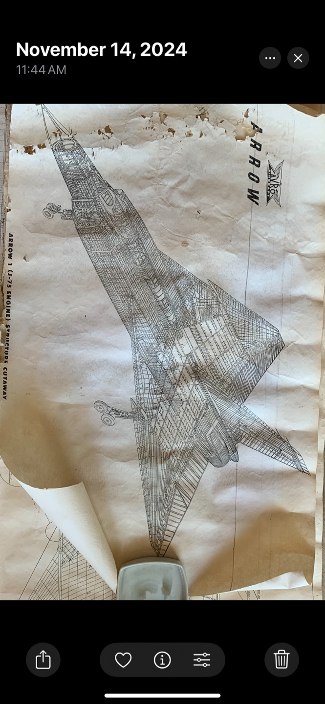 Avro Arrow Blueprint Set