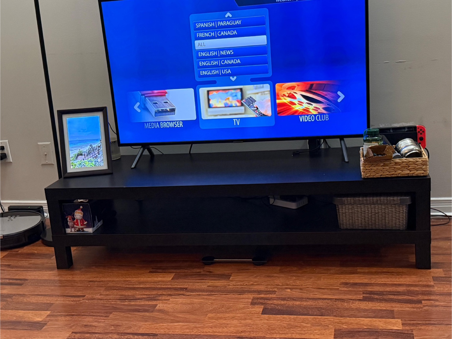 Black TV Stand - 41" Long - photo 2