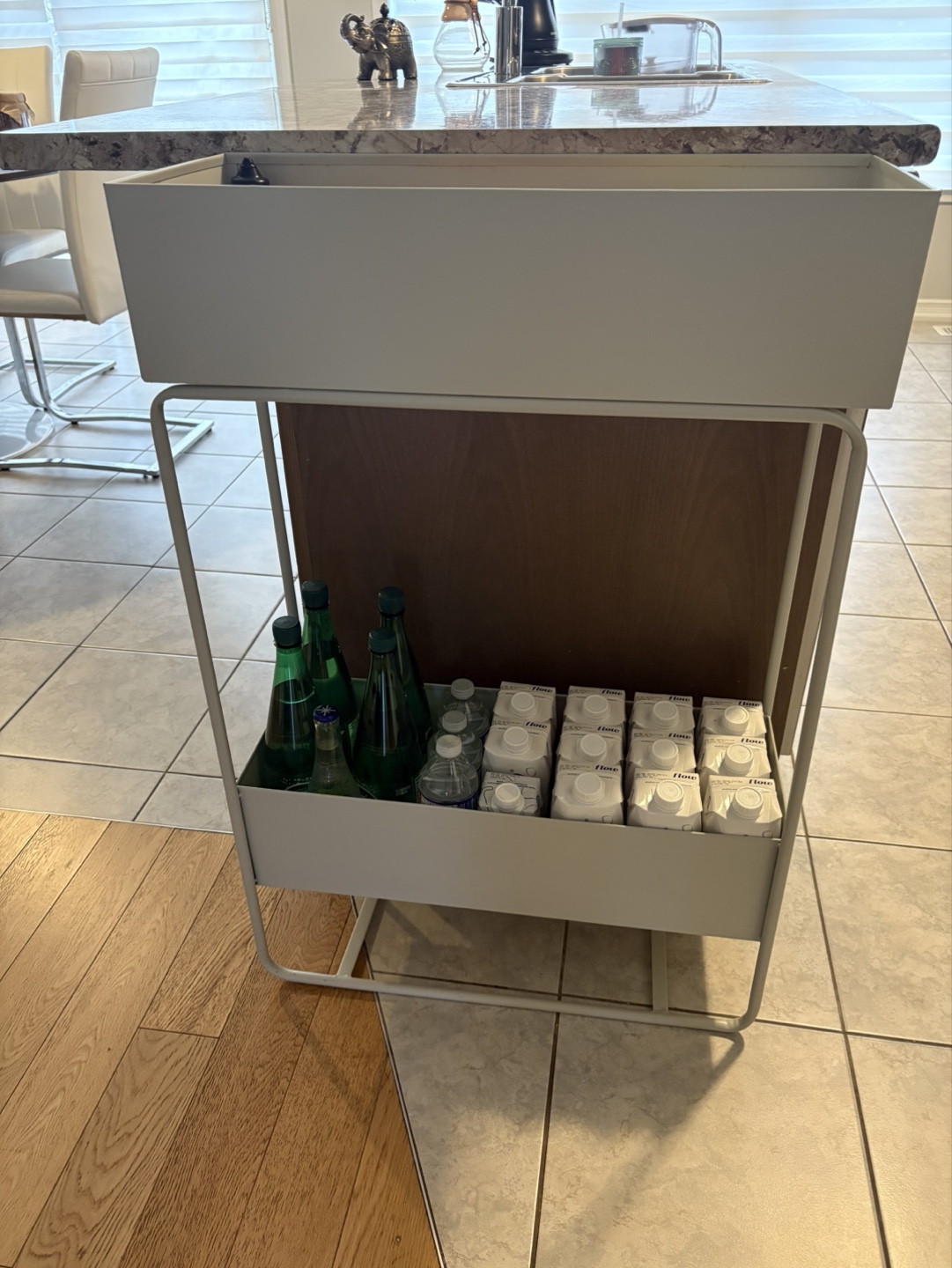 Two-Tiered Kitchen Storage Organizer