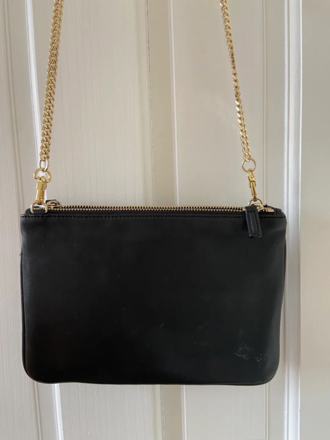 Sandro Black Leather Crossbody Bag image indicator(7)