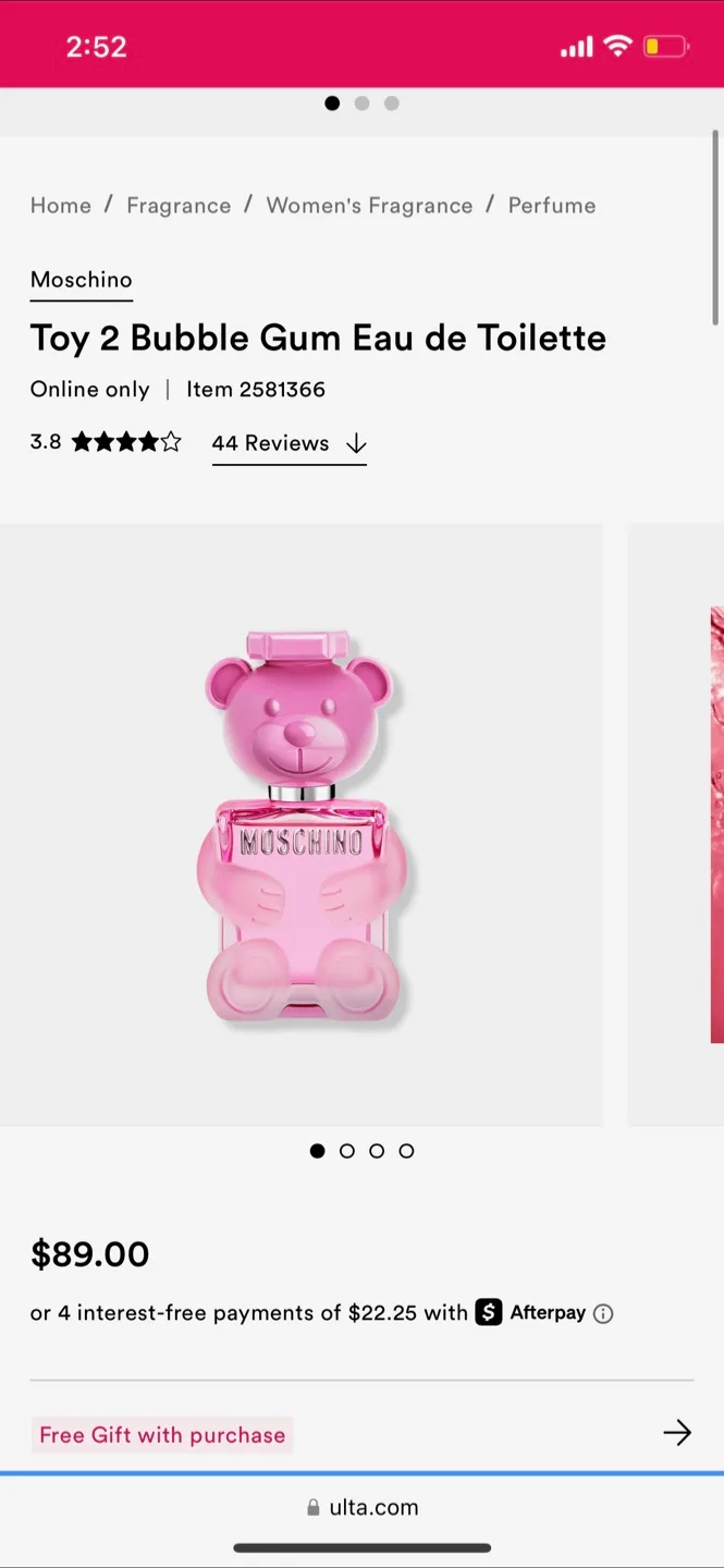 Moschino Toy 2 Bubble Gum Eau de Toilette image indicator(3)