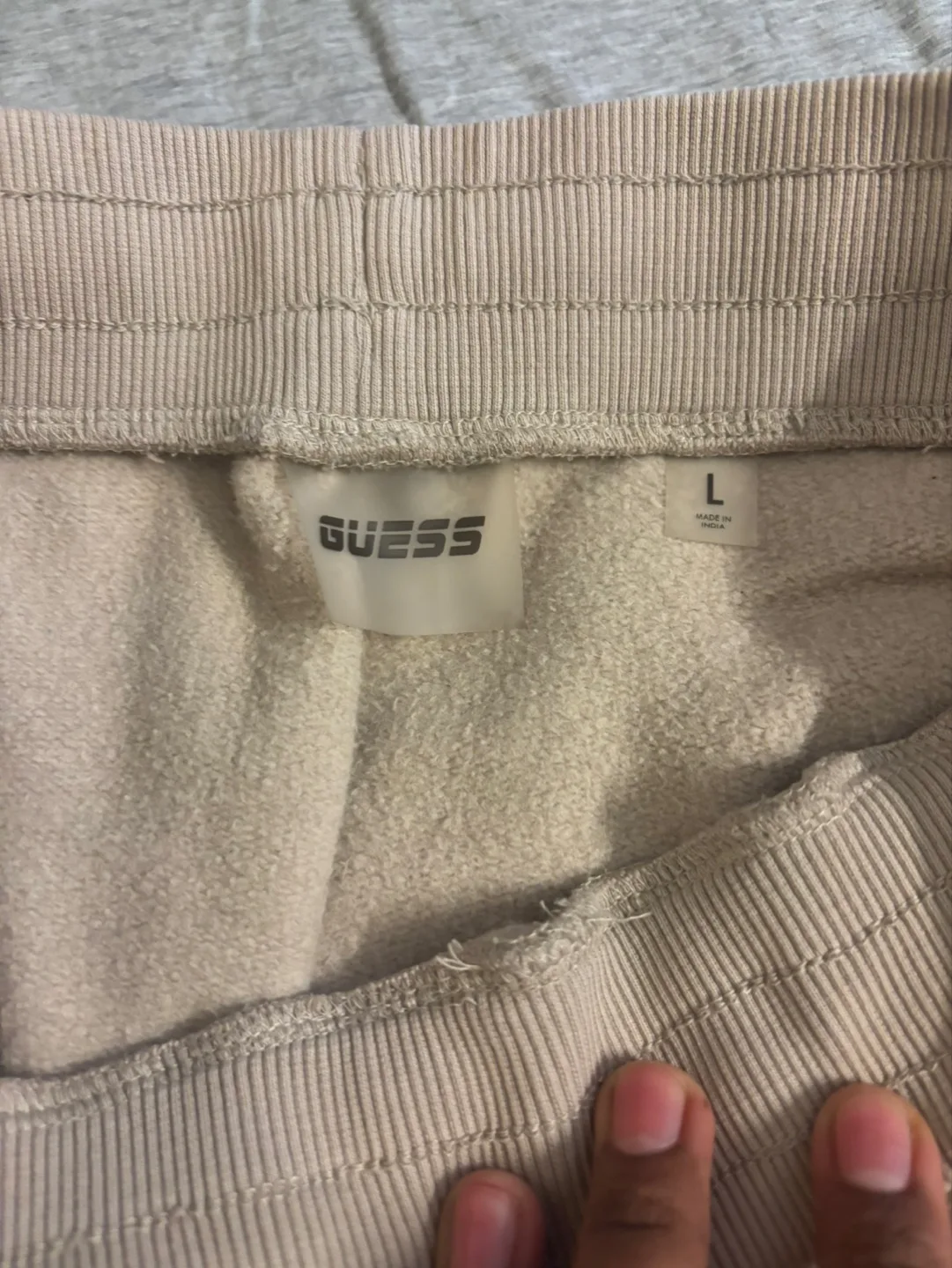 GUESS Beige Joggers - Size Large image indicator(3)