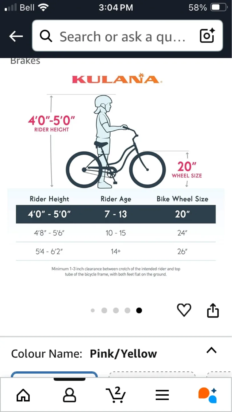 Kulana Cruiser Co. Girls' Bike image indicator(8)