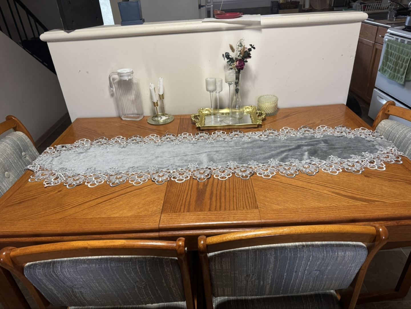 Set of Dinning Table with 4 chairs + coffee table & a Side table - photo 2