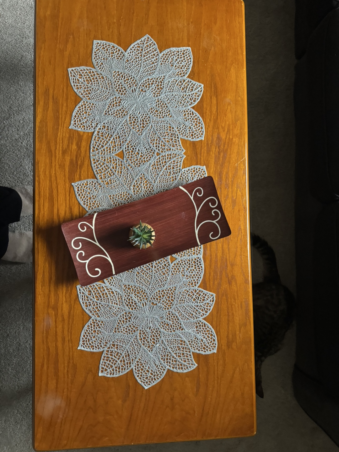 Set of Dinning Table with 4 chairs + coffee table & a Side table - photo 3