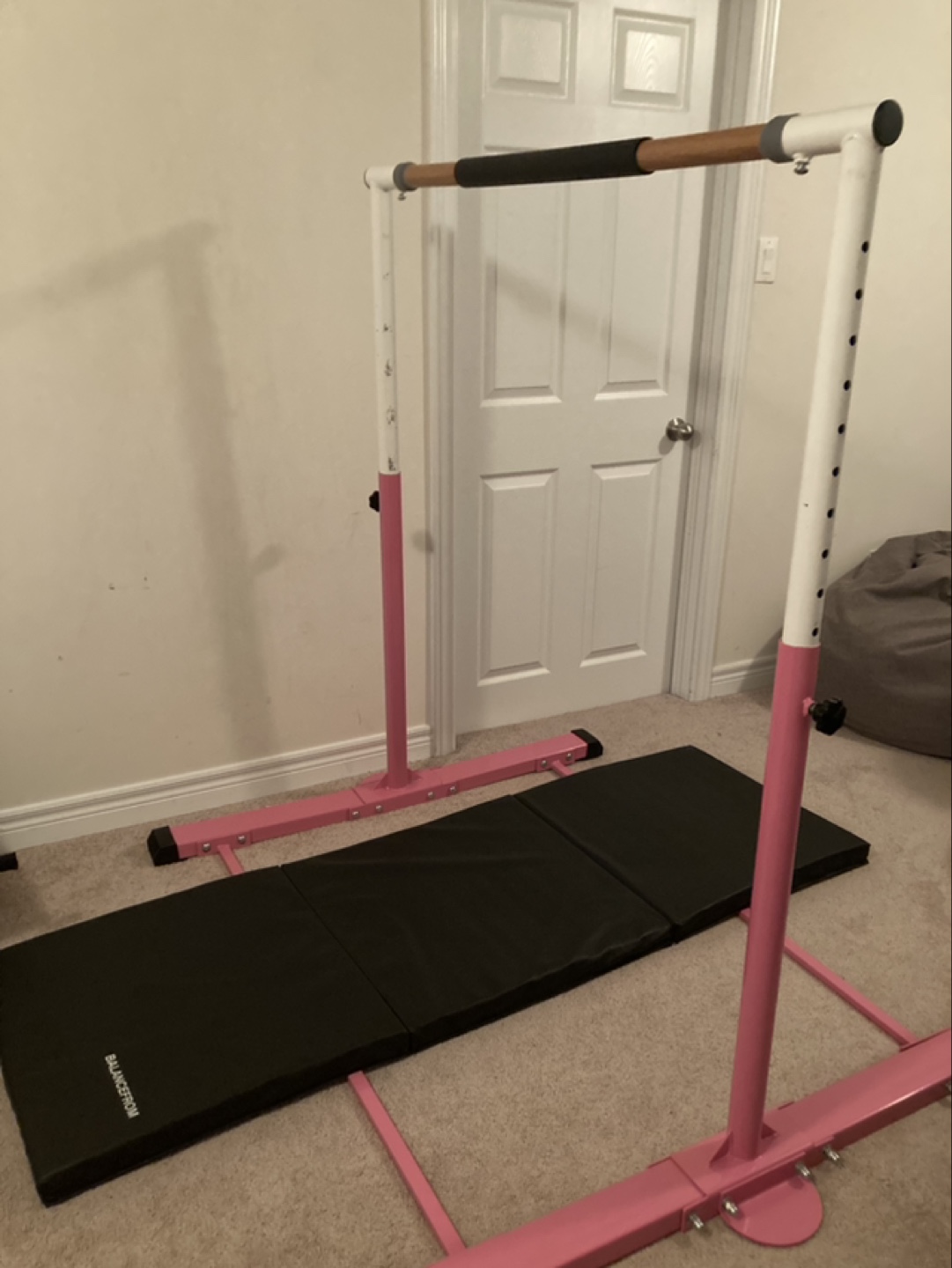 Pink Gymnastics Bar - Adjustable Height, Heavy Duty - photo 2