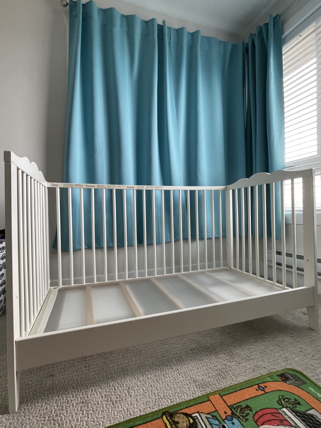 IKEA HENSVIK Crib and Mattress - photo 2