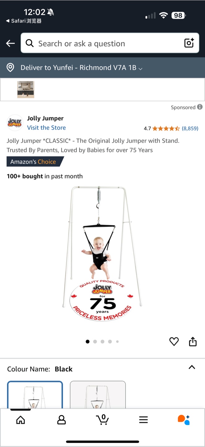 Jolly Jumper Baby Jumper
