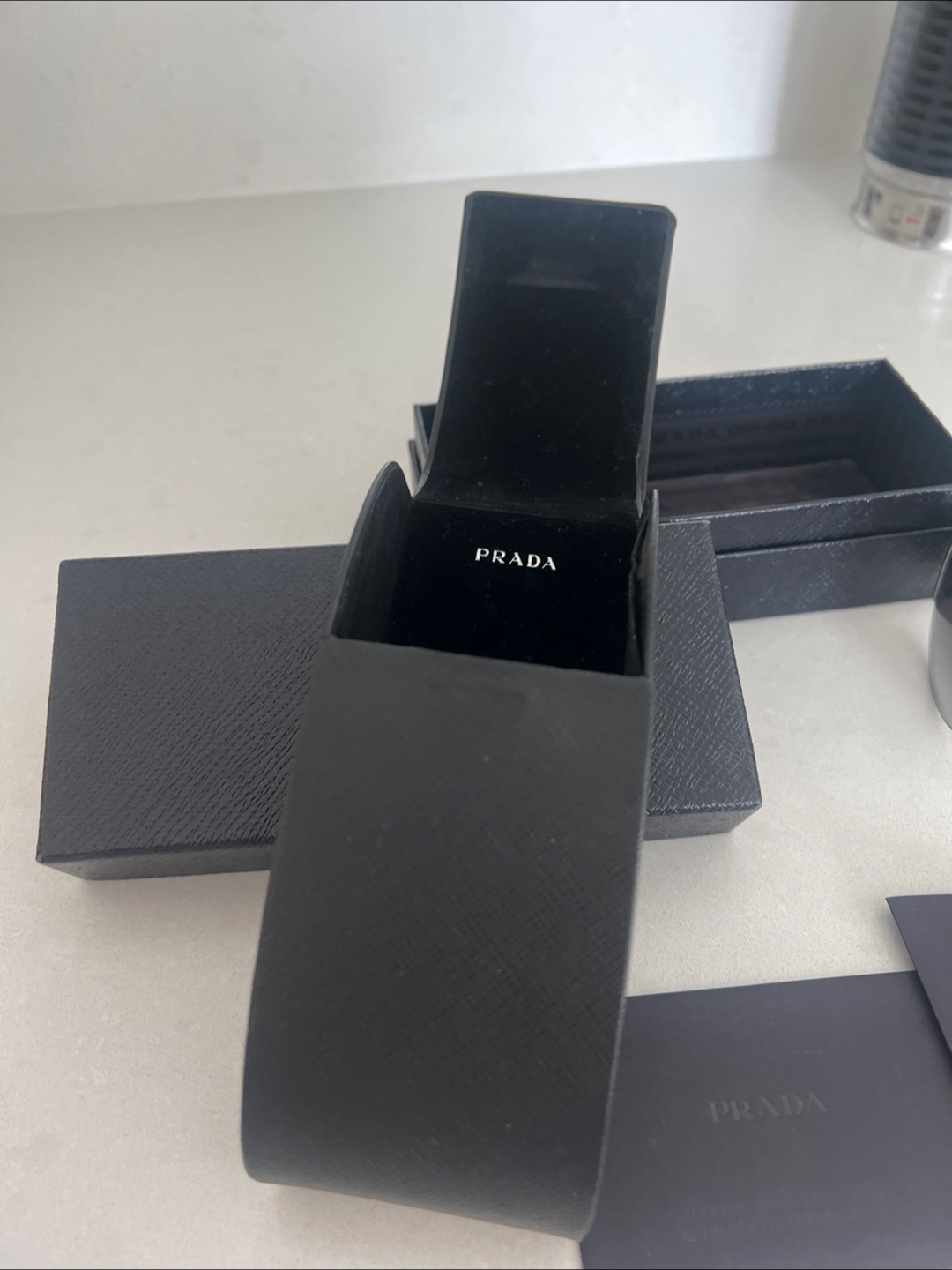 Vintage Prada Sunglasses with Case and Authenticity Card - photo 4
