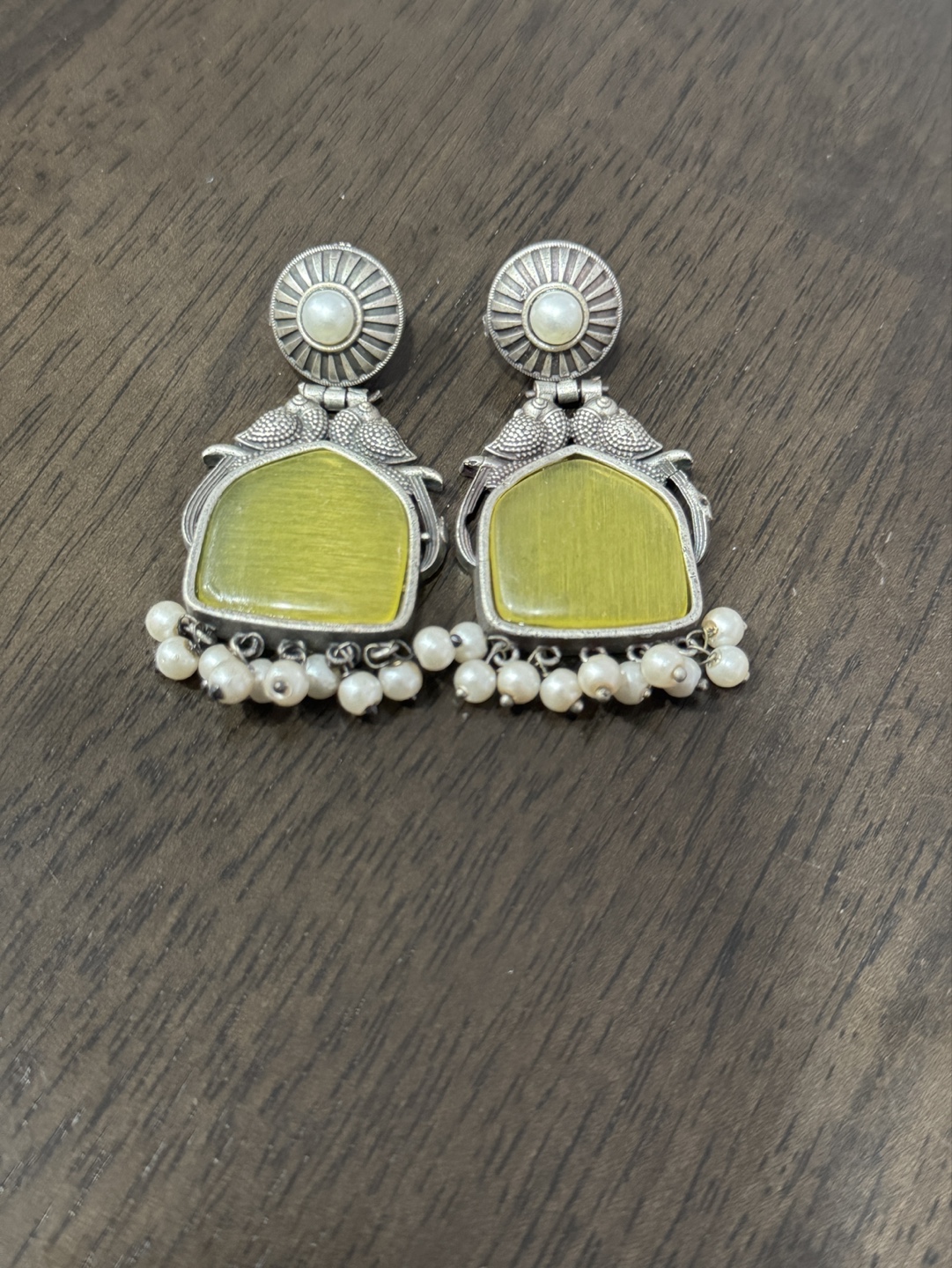 Oxidized Earrings : Pickup only