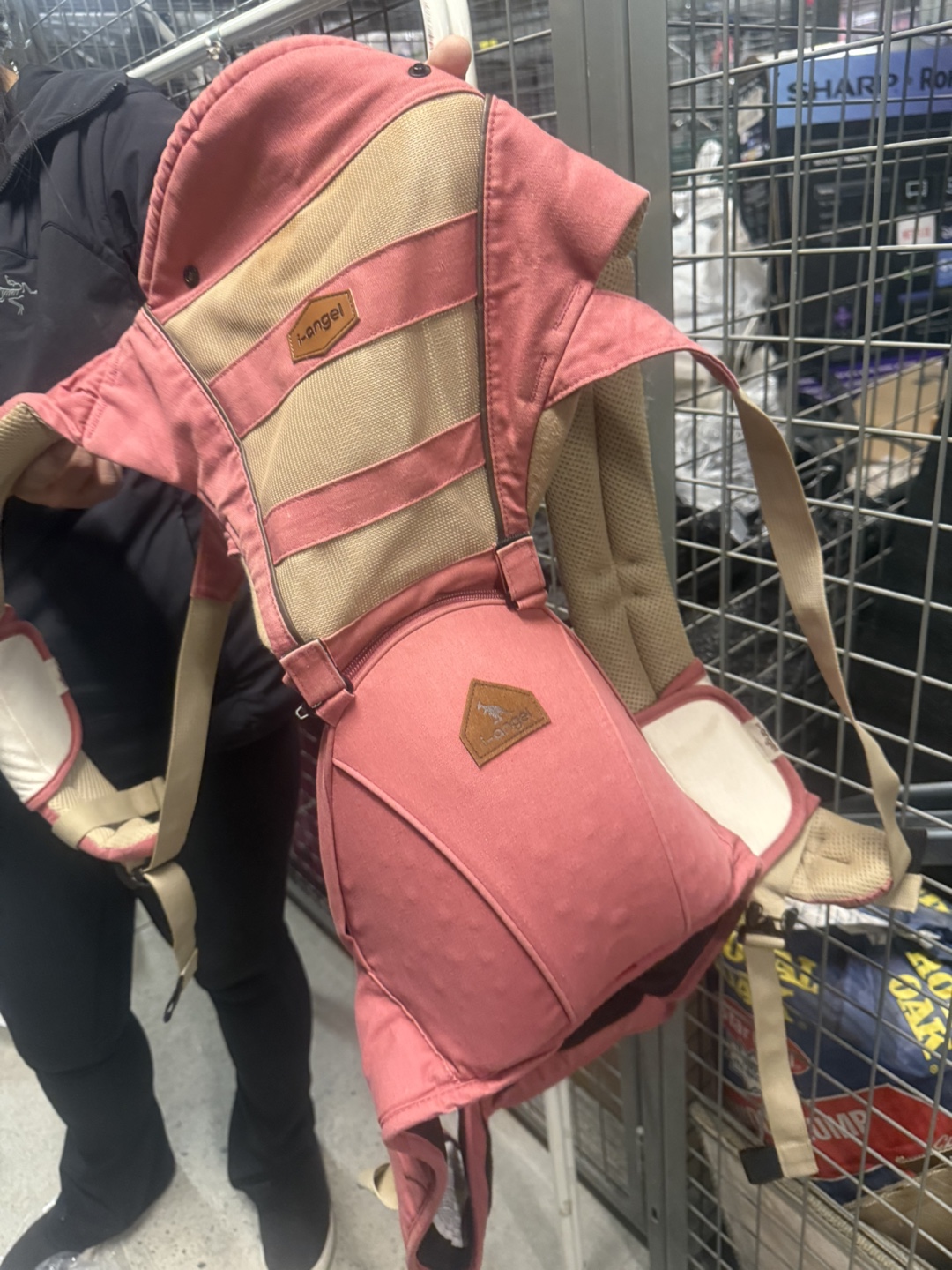 I-Angel Dr. Dial Plus Hipseat Carrier - Milk Rose - photo 2