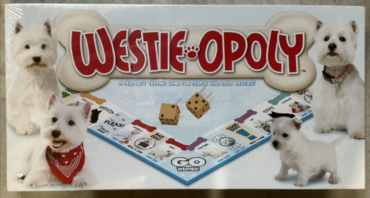 Westie-opoly Board Game