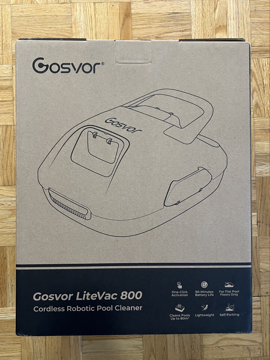 NEW Gosvor LiteVac 800 Cordless Robotic Pool Cleaner Vacuum - photo 2