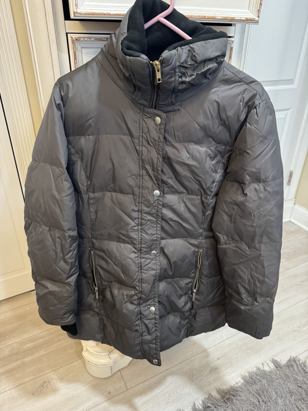 Michael Kors Gray Puffer Jacket - photo 3