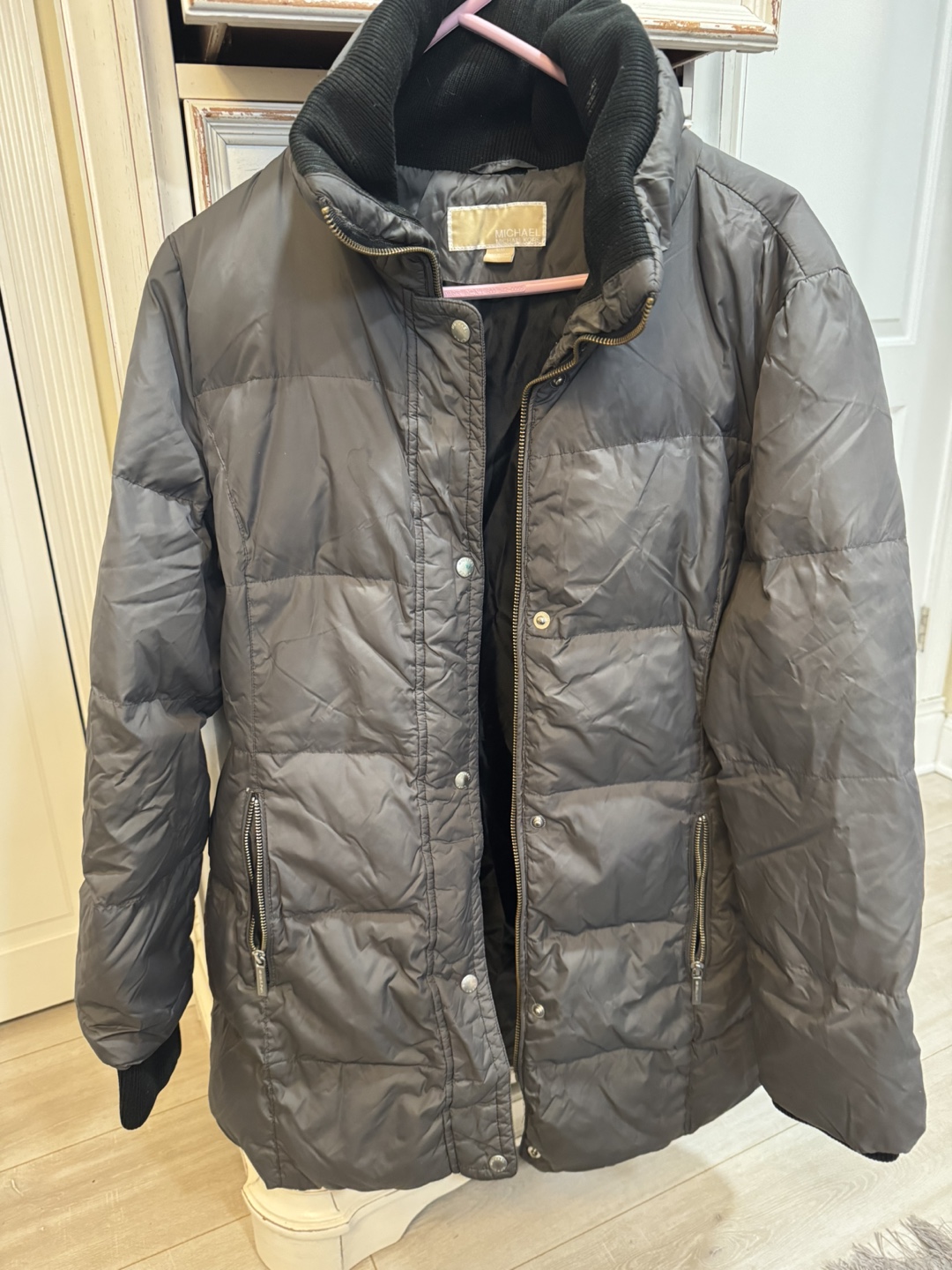Michael Kors Gray Puffer Jacket - photo 5