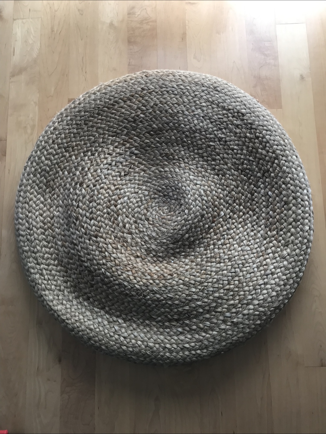 Round Jute Floor Cushion