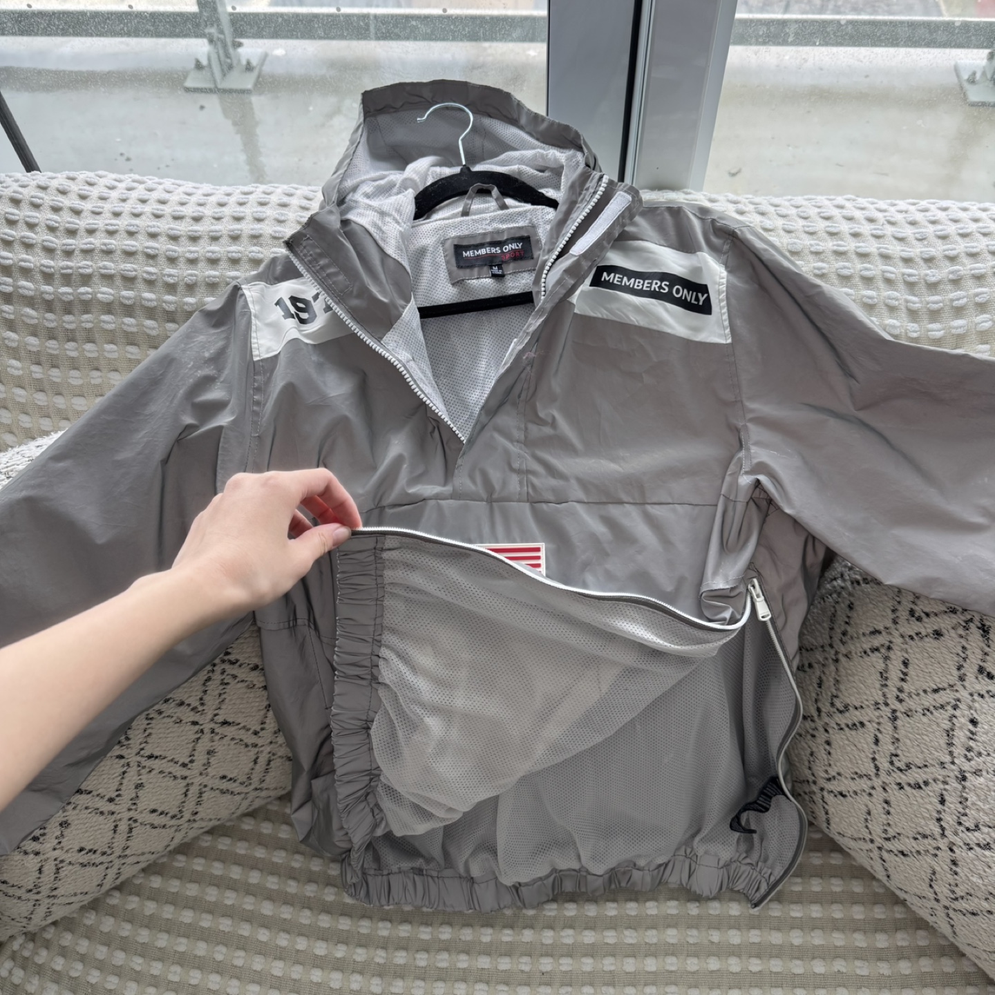 Reflective Members Only Jacket – Size M - photo 4