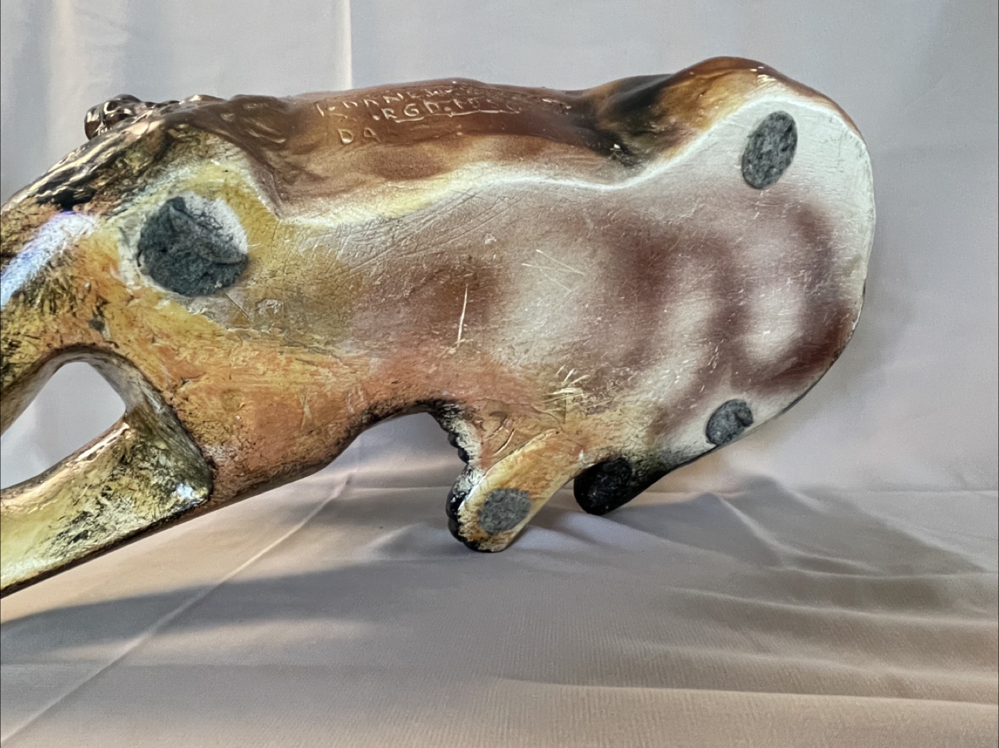 Vintage J. Daniels Art Co. German Shepherd Dog Statue - photo 4