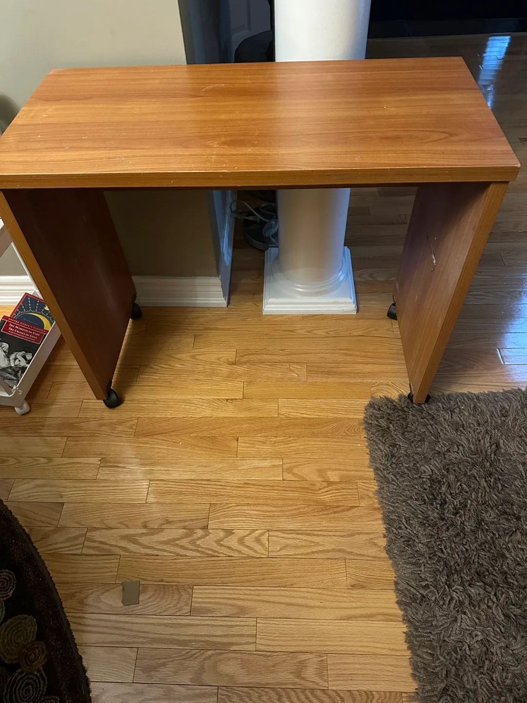 Compact wooden desk thumbnail