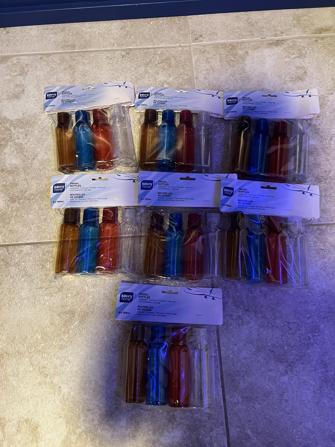 Savvy Traveler Bottles - Bulk Set of 24