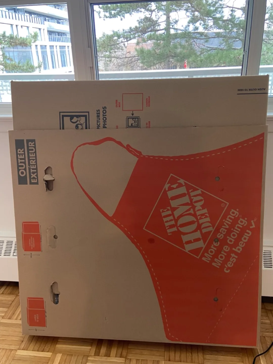 Home Depot TV Moving Box thumbnail