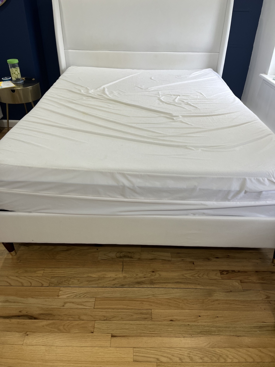 White Queen Size Mattress with cover