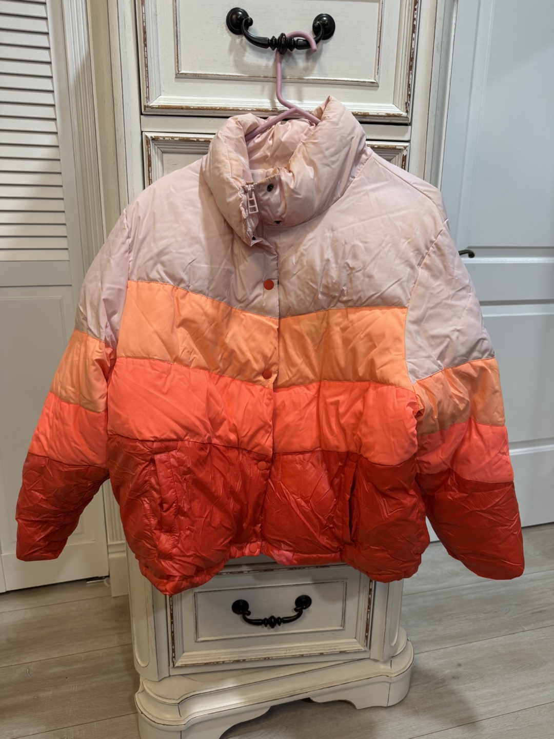 Women Wild Fable Colorblock Puffer Jacket