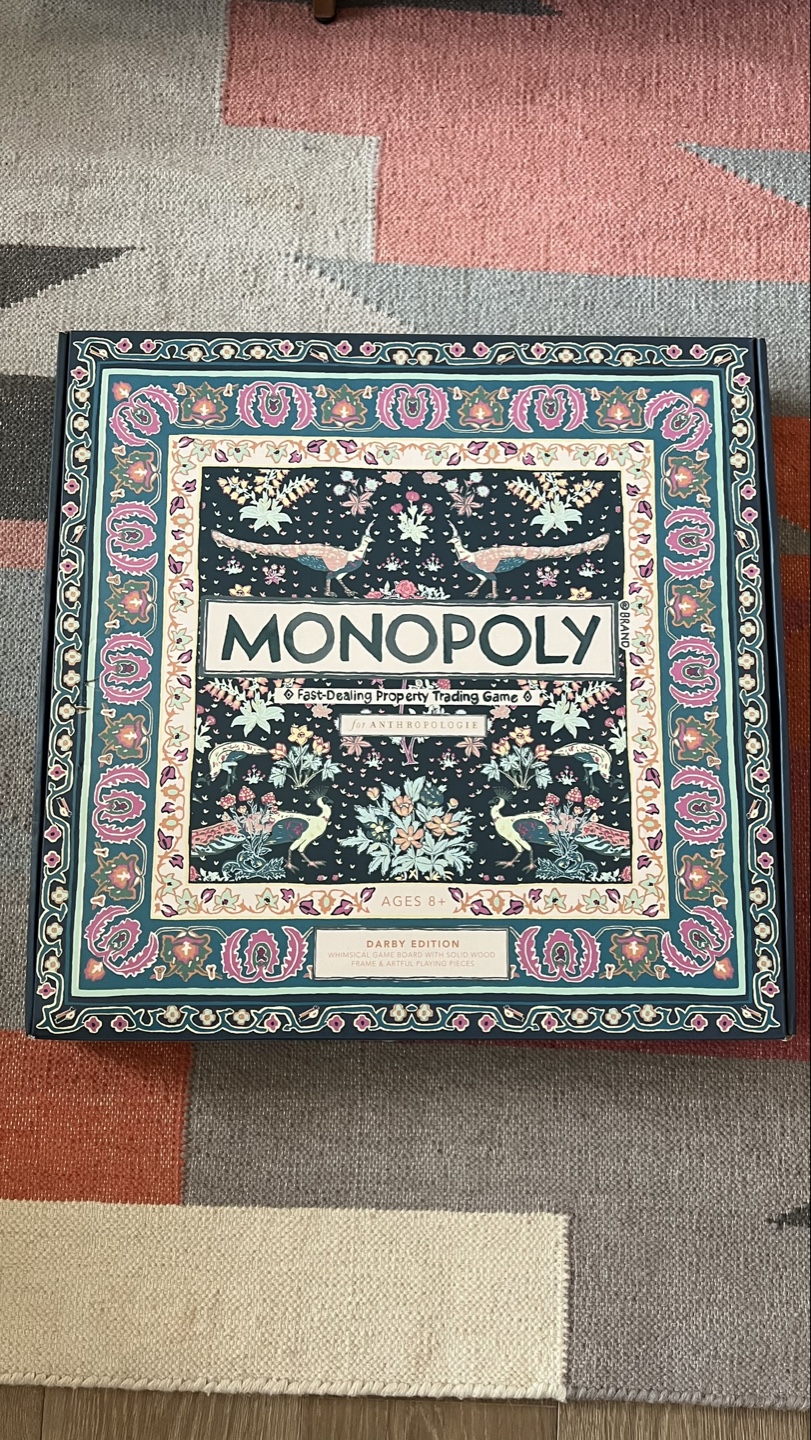 Anthropologie Monopoly Darby Edition Board Game - photo 2