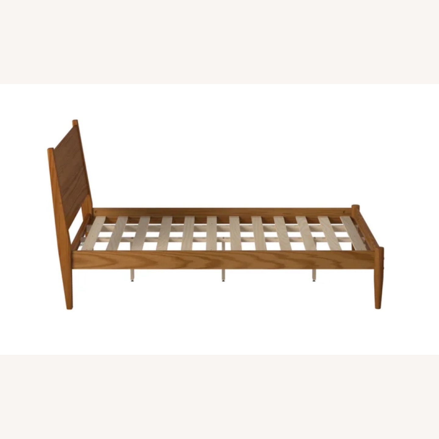 Mid-Century Panel Bed Frame - Queen Size - photo 4