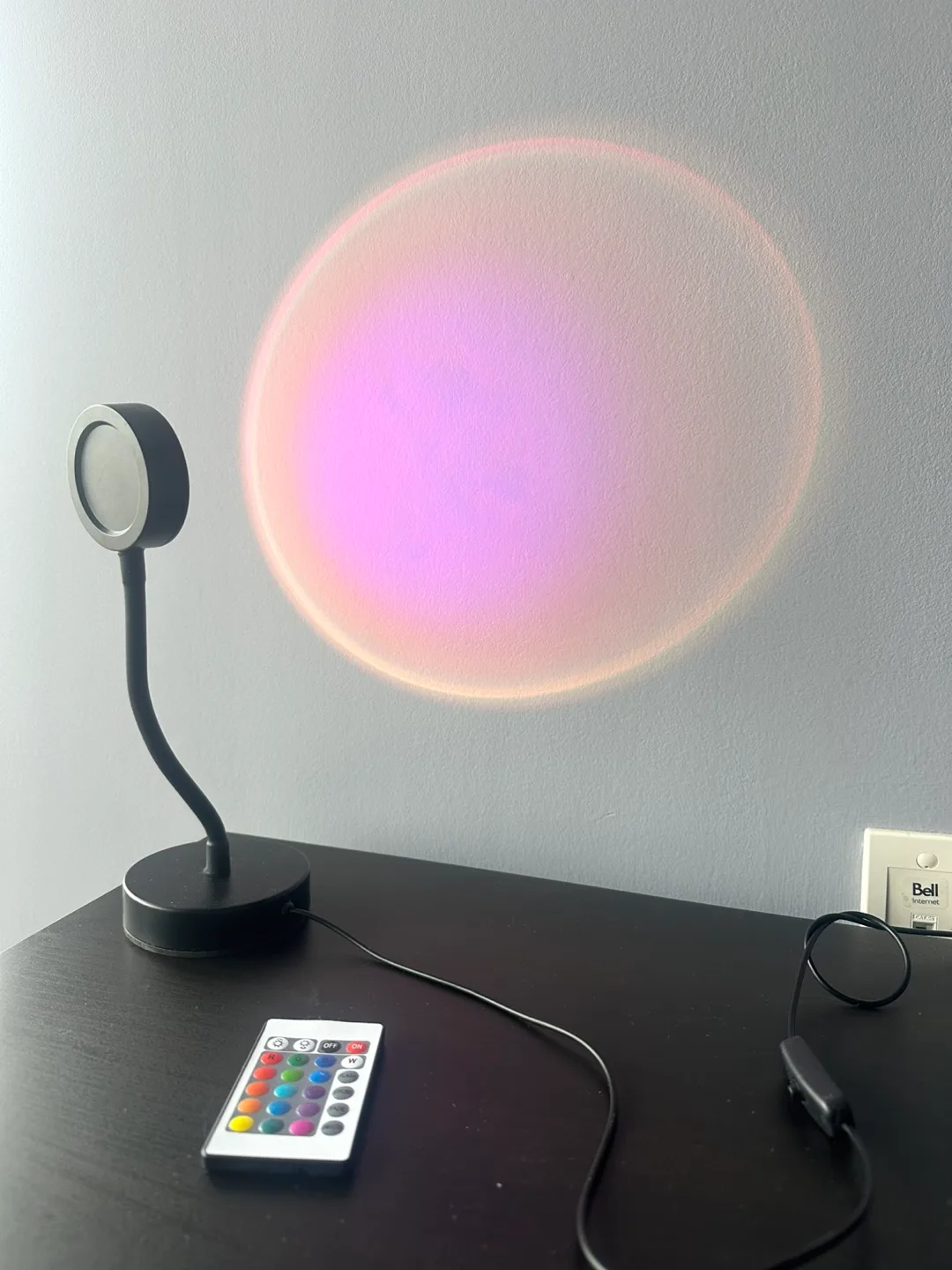 USB Colour Changing LED Sunset Lamp with Remote thumbnail
